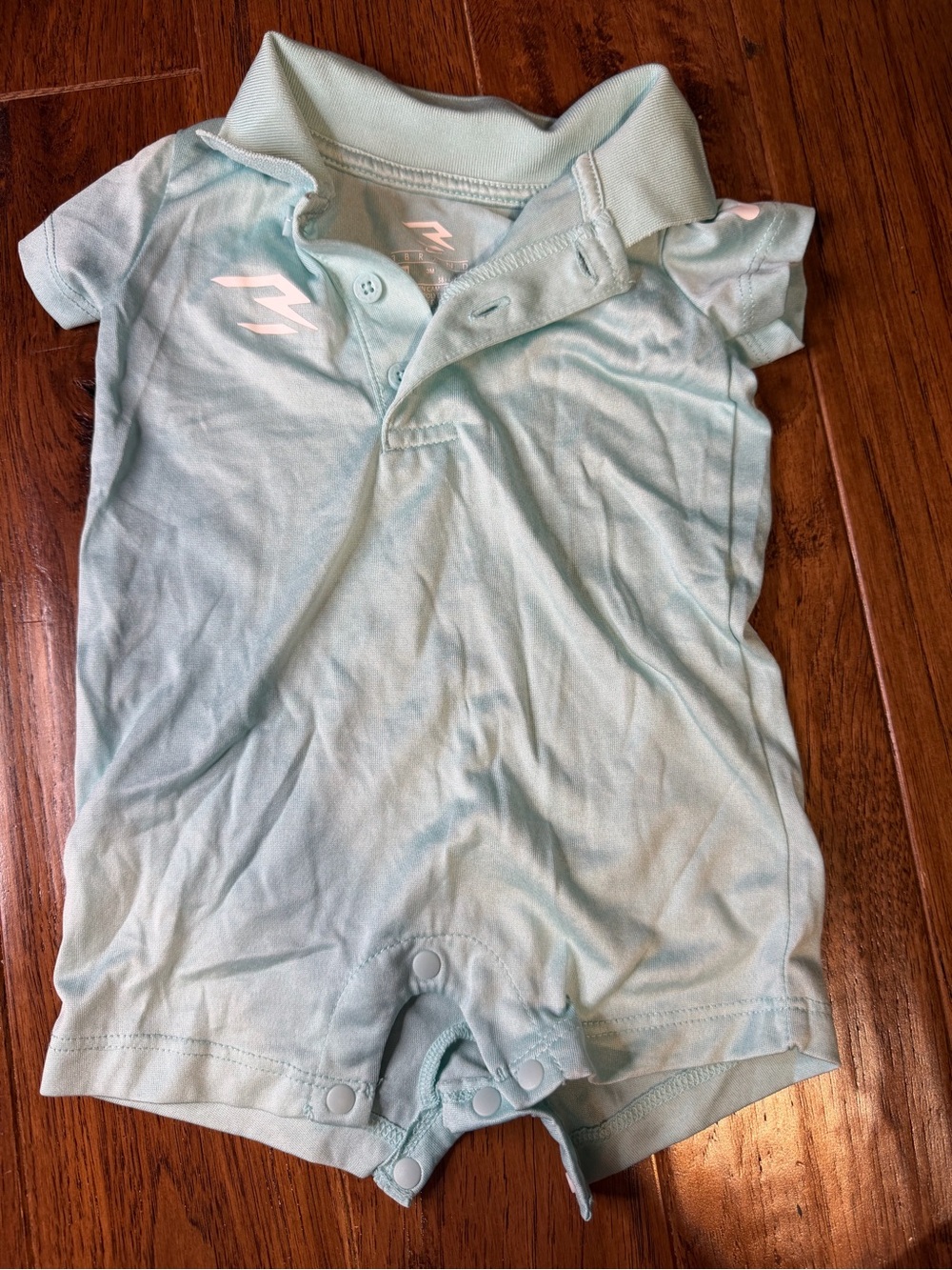Nike Mint Polo-Style Baby One-Piece Bodysuit